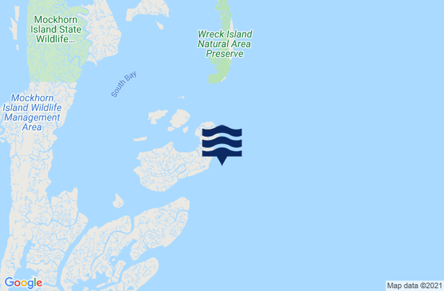 Mappa delle maree di Ship Shoal Inlet, United States
