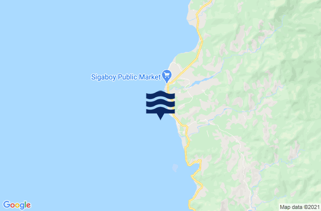 Mappa delle maree di Sigaboy Island, Philippines
