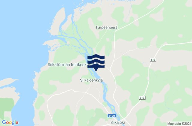 Mappa delle maree di Siikajoki, Finland