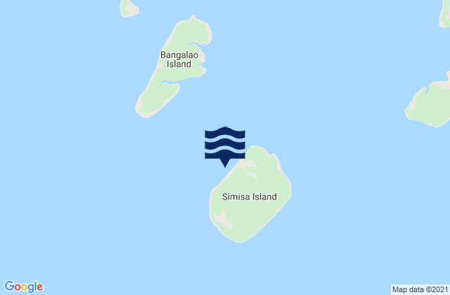 Mappa delle maree di Simisa Island, Philippines