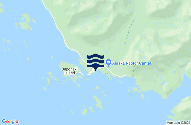 Mappa delle maree di Sitka, United States