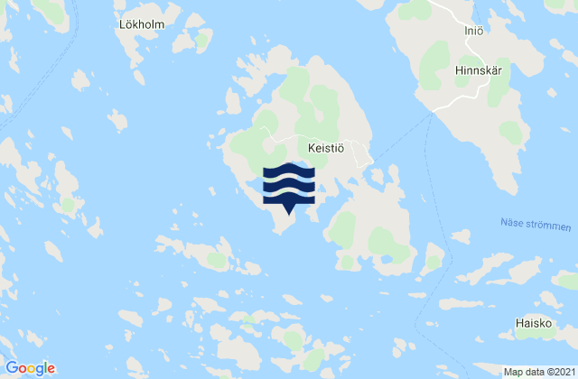 Mappa delle maree di Skagen, Finland