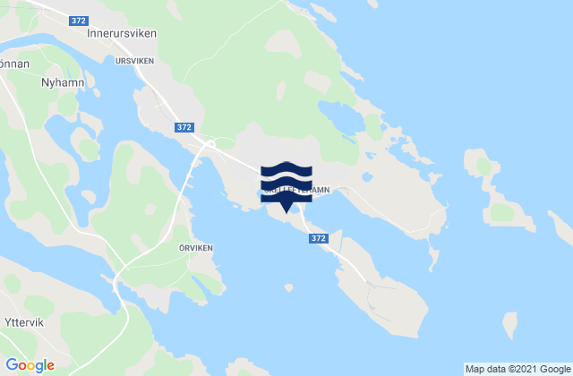 Mappa delle maree di Skelleftehamn, Sweden