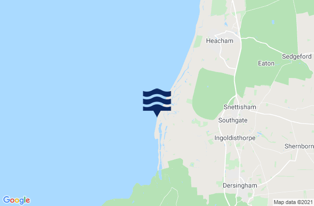 Mappa delle maree di Snettisham Beach, United Kingdom
