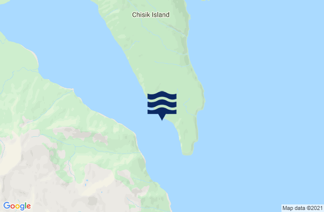 Mappa delle maree di Snug Harbor Cook Inlet, United States