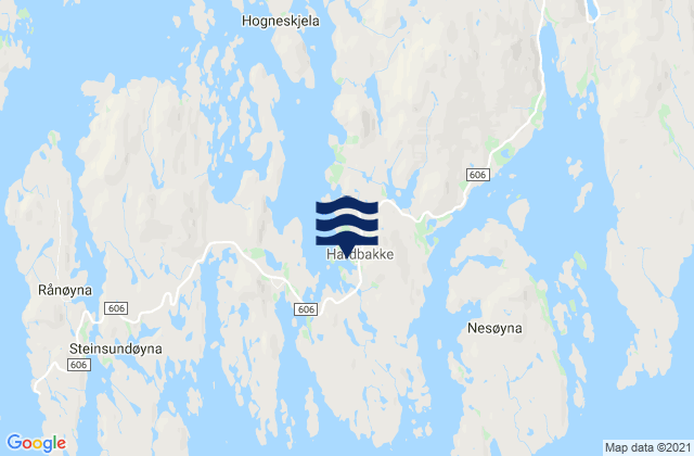 Mappa delle maree di Solund, Norway
