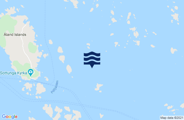 Mappa delle maree di Sottunga, Aland Islands