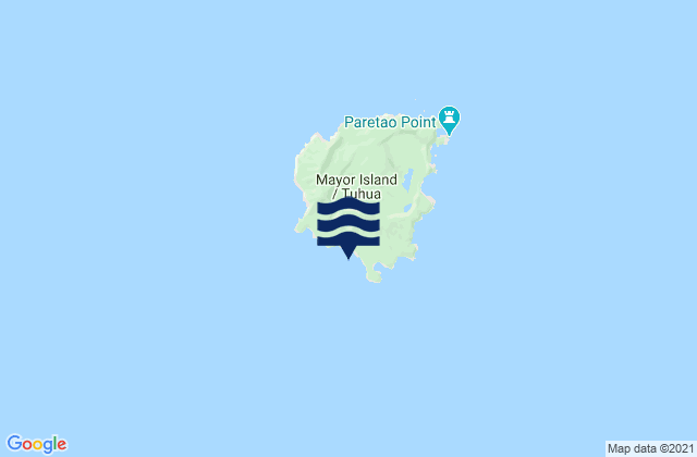 Mappa delle maree di South East Bay (Opo), New Zealand
