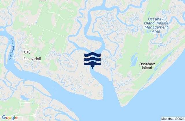 Mappa delle maree di South of Kilkenny Creek Entrance, United States