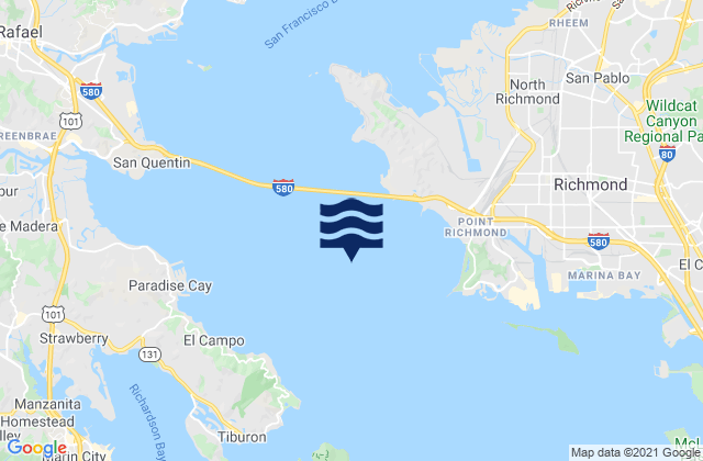 Mappa delle maree di Southampton Shoal Channel LB 6, United States