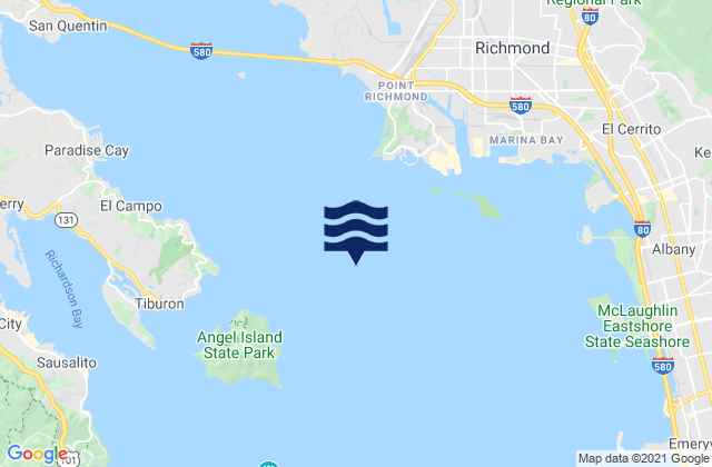 Mappa delle maree di Southampton Shoal Light 0.2 mile E of, United States