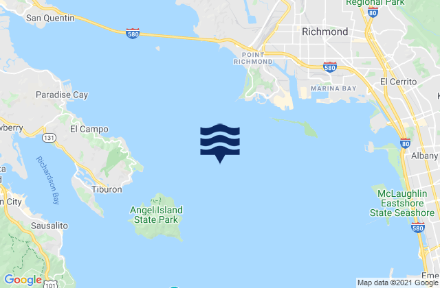 Mappa delle maree di Southampton Shoal Light .2 mi E, United States