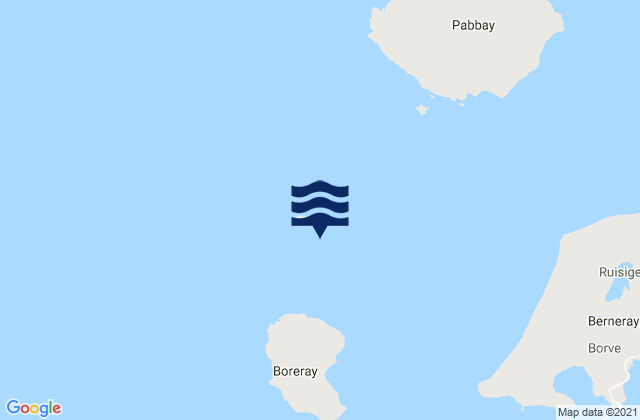 Mappa delle maree di Spuir, United Kingdom