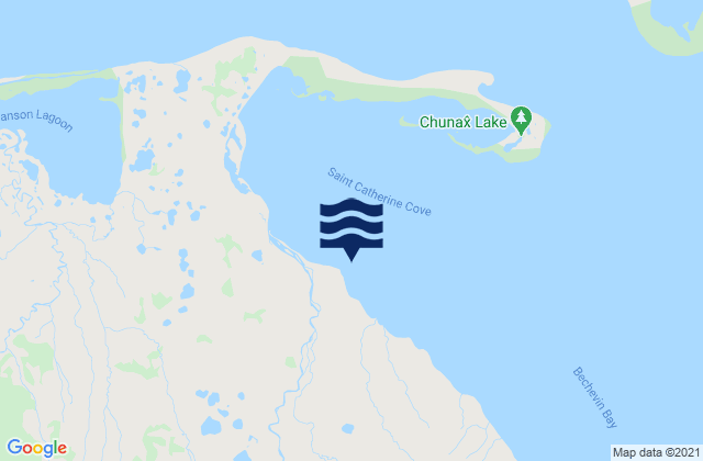 Mappa delle maree di St. Catherine Cove, United States