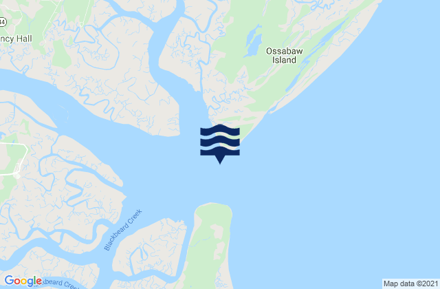 Mappa delle maree di St. Catherines Sound Entrance, United States