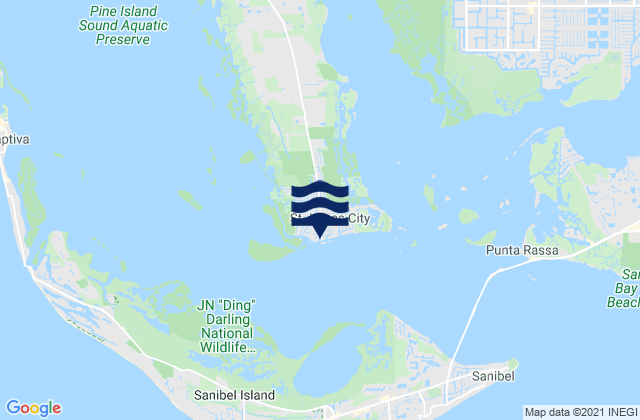 Mappa delle maree di St. James City (Pine Island), United States