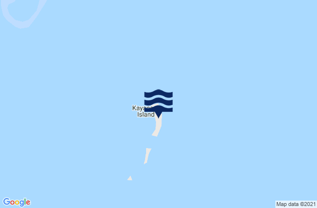 Mappa delle maree di State of Kayangel, Palau