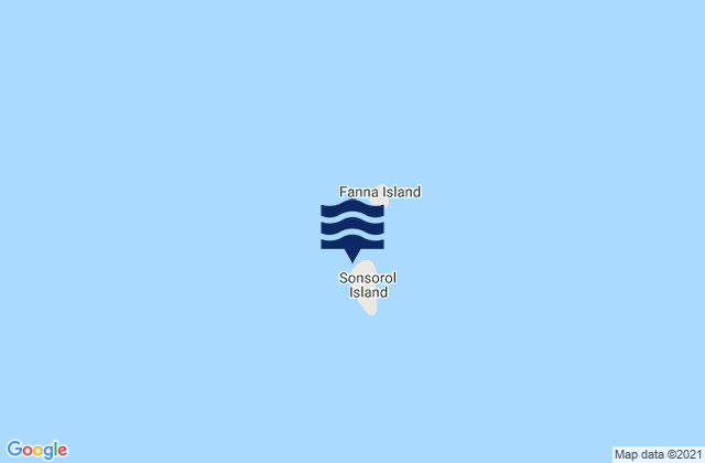 Mappa delle maree di State of Sonsorol, Palau