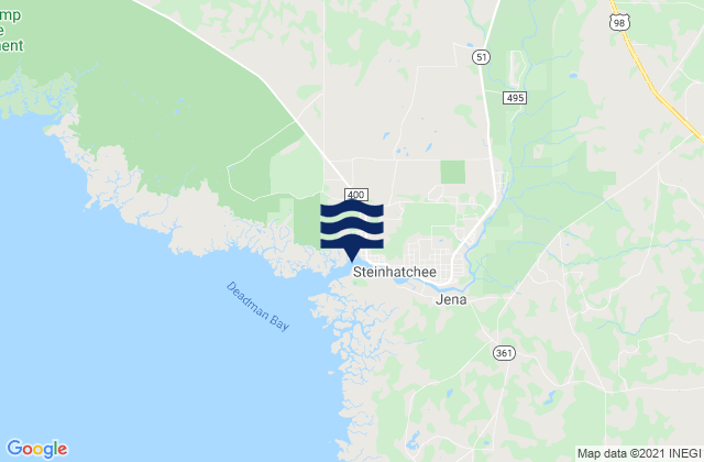 Mappa delle maree di Steinhatchee River Ent. (Deadman Bay), United States
