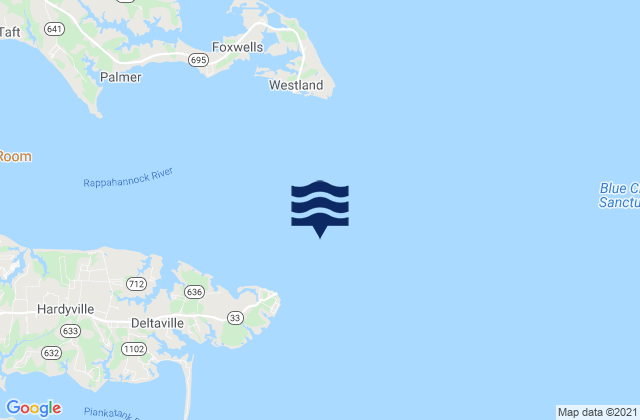 Mappa delle maree di Stingray Point 1.2 n.mi. NE of, United States