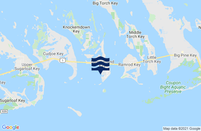 Mappa delle maree di Summerland Key (Southwest Side Kemp Channel), United States