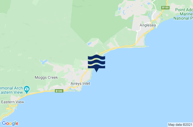 Mappa delle maree di Sunnymeade Beach, Australia