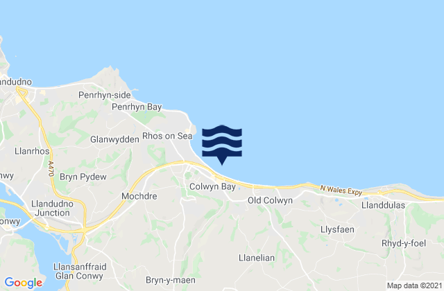 Mappa delle maree di Sunnyside Bay, United Kingdom