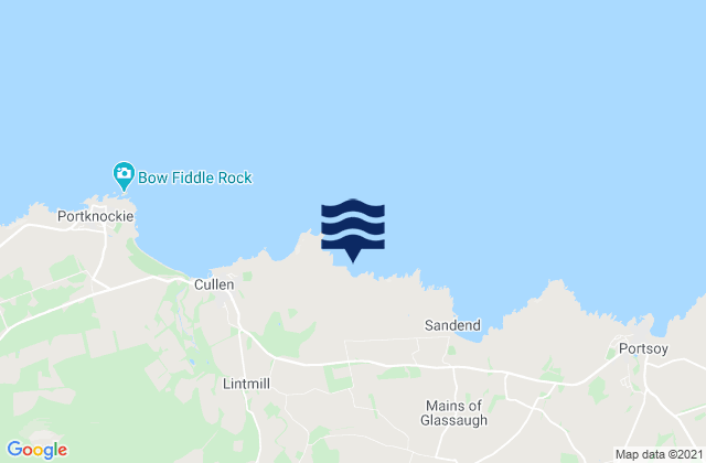 Mappa delle maree di Sunnyside Beach, United Kingdom
