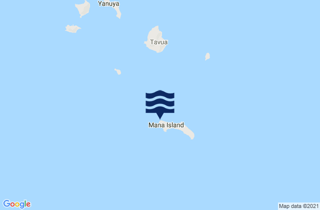 Mappa delle maree di Sunset Beach, Fiji