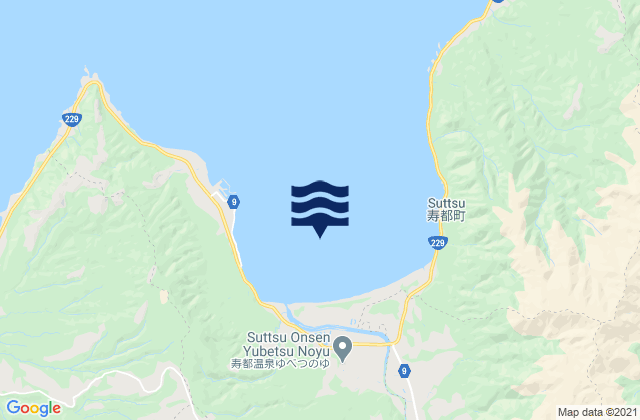Mappa delle maree di Suttu, Japan