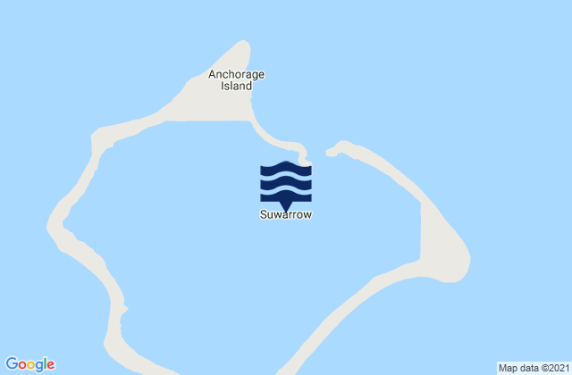 Mappa delle maree di Suvarov Island, American Samoa