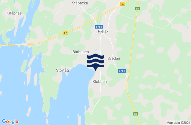 Mappa delle maree di Sydösterbotten, Finland