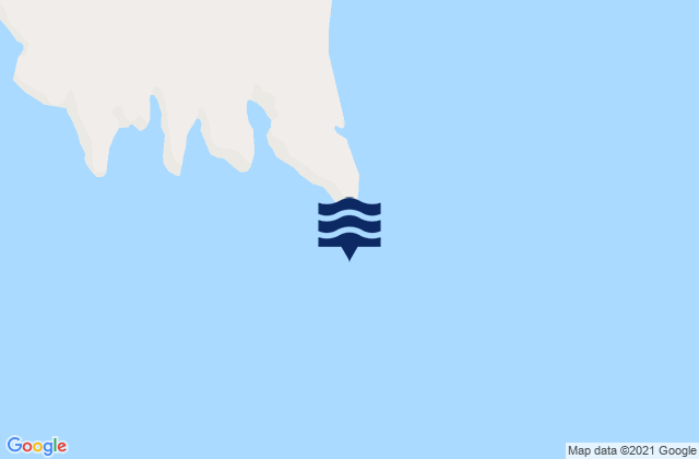 Mappa delle maree di Sévigny Point, Canada