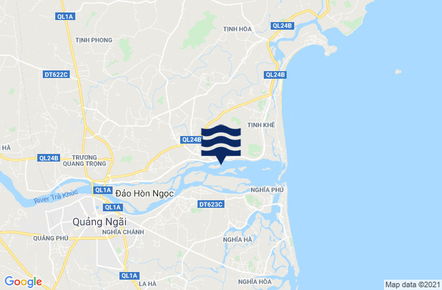 Mappa delle maree di Sơn Tịnh, Vietnam