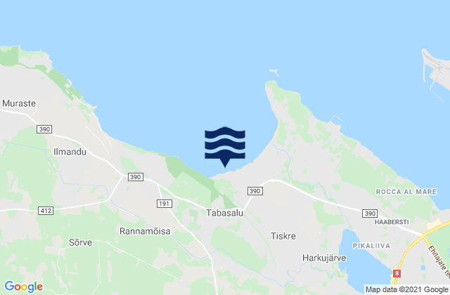 Mappa delle maree di Tabasalu, Estonia