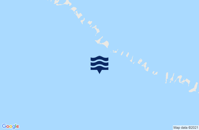 Mappa delle maree di Tabiteuea, Kiribati