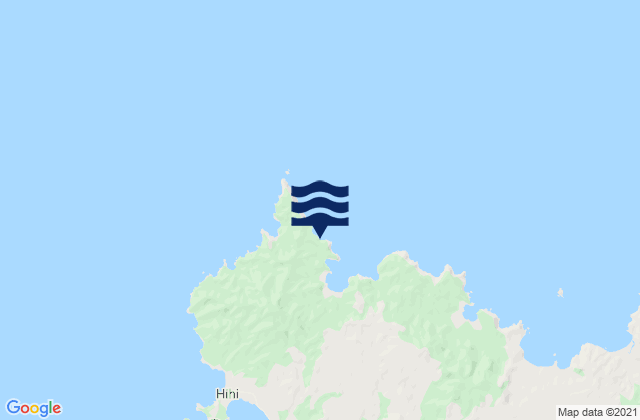 Mappa delle maree di Taemaro Bay, New Zealand