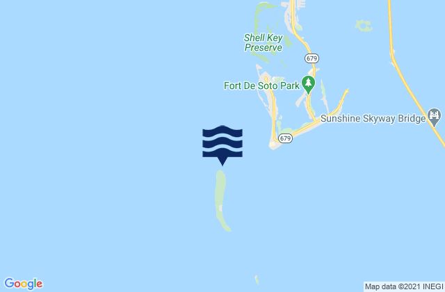 Mappa delle maree di Tampa Bay Entrance (Egmont Channel), United States