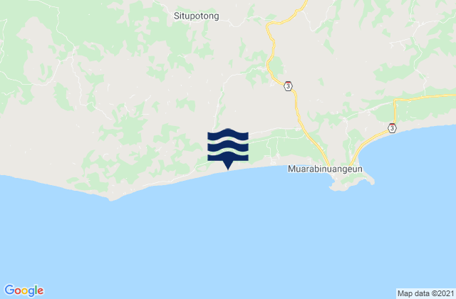Mappa delle maree di Tanjungan, Indonesia