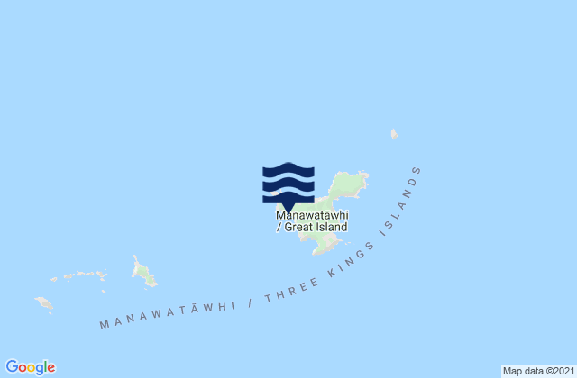 Mappa delle maree di Tapatua Bay, New Zealand