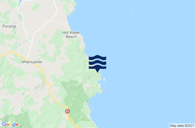 Mappa delle maree di Tapuaetahi Bay (Boat Harbour), New Zealand