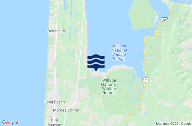 Mappa delle maree di Tarlatt Slough, United States