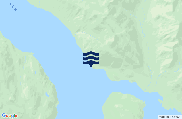 Mappa delle maree di Tarr Inlet, United States