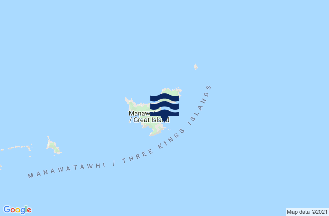 Mappa delle maree di Tasman Bay, New Zealand