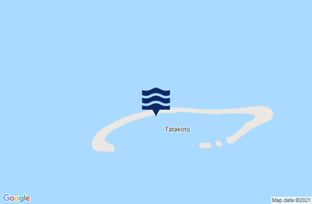 Mappa delle maree di Tatakoto, French Polynesia
