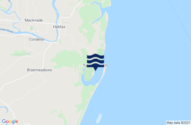Mappa delle maree di Taylors Beach, Australia