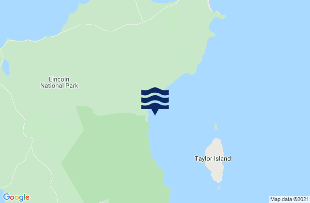 Mappa delle maree di Taylors Landing, Australia