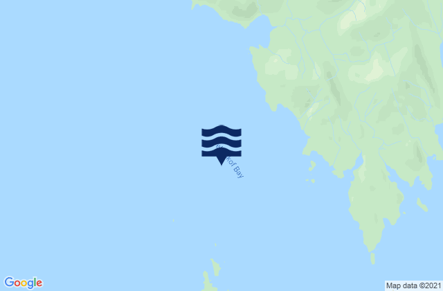 Mappa delle maree di Tebenkof Bay, United States
