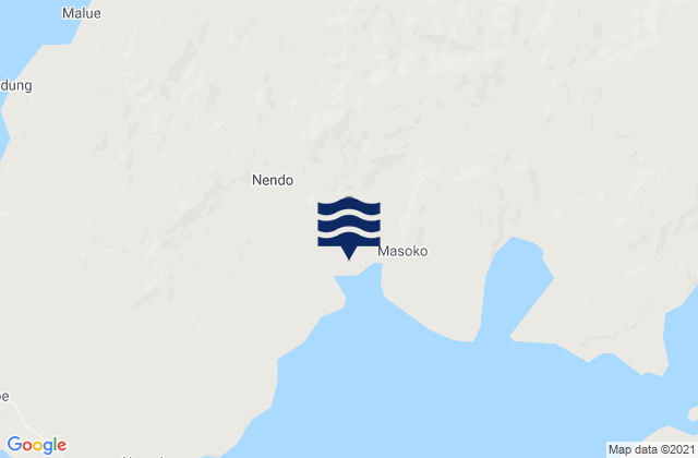Mappa delle maree di Temotu Province, Solomon Islands