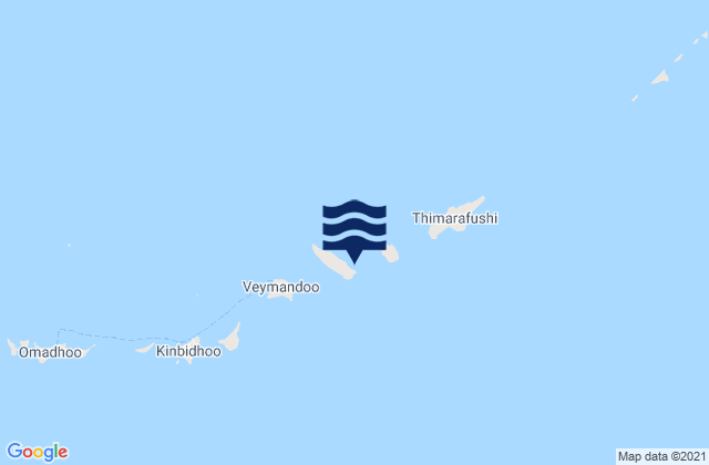 Mappa delle maree di Thaa Atholhu, Maldives